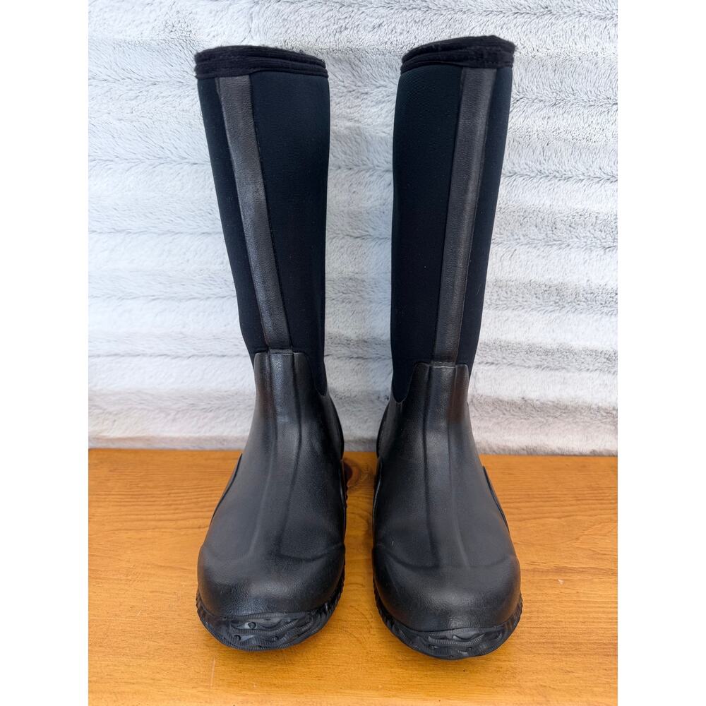 BOGS Classic High Women’s 6 Black Waterproof Insulated Rain Snow Boots 60152 - Picture 2 of 5